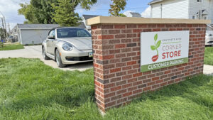 Corner store Parking Lot