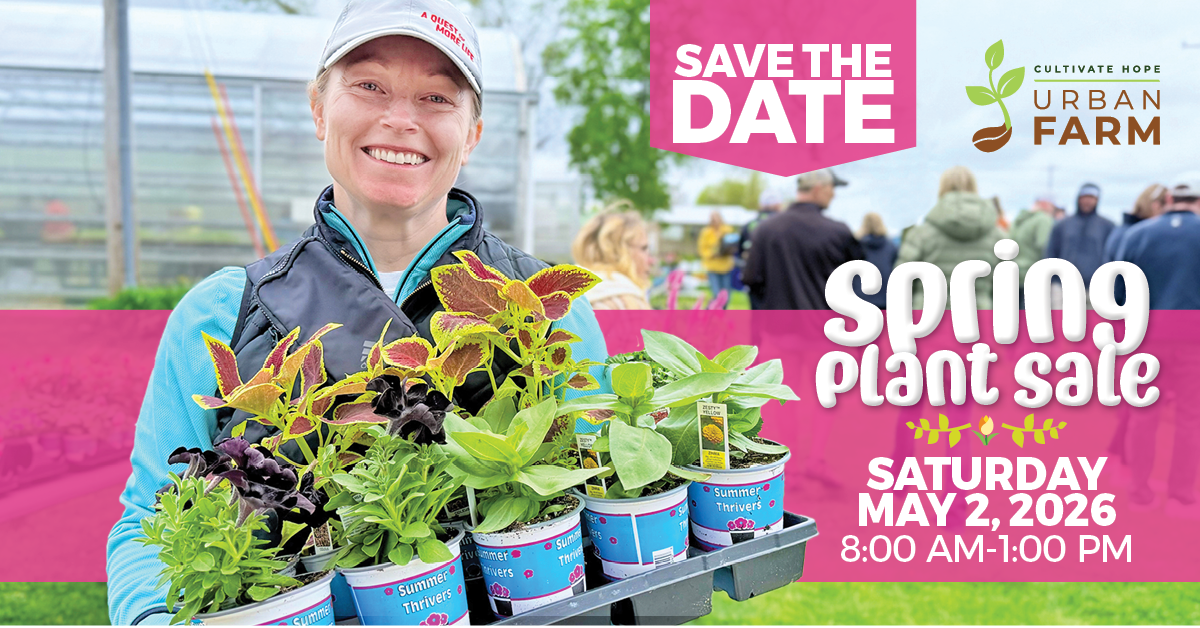 Our Annual Spring Plant Sale is Saturday, May 2