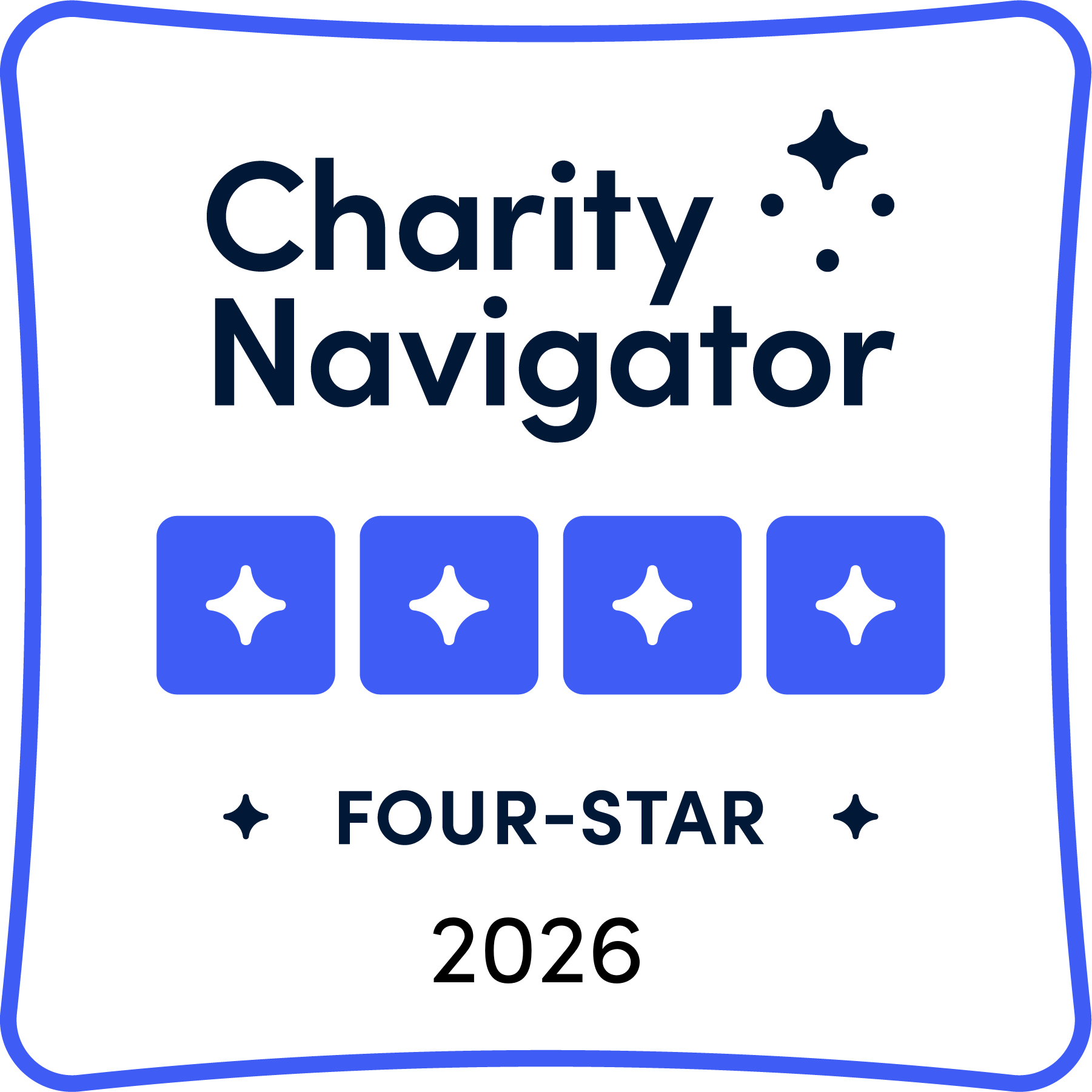 Charity Navigator Four-Star Charity Badge