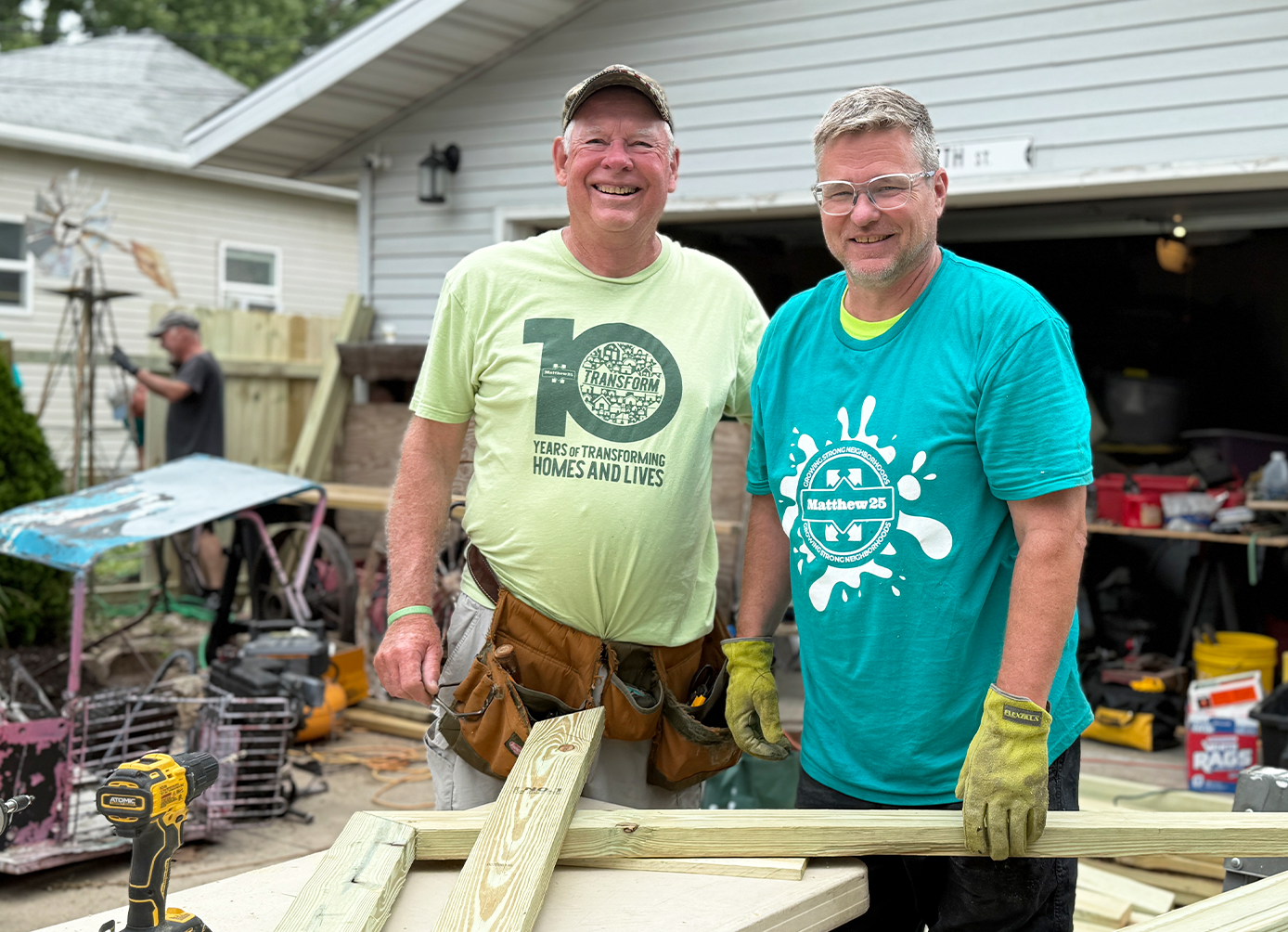2 men at transform